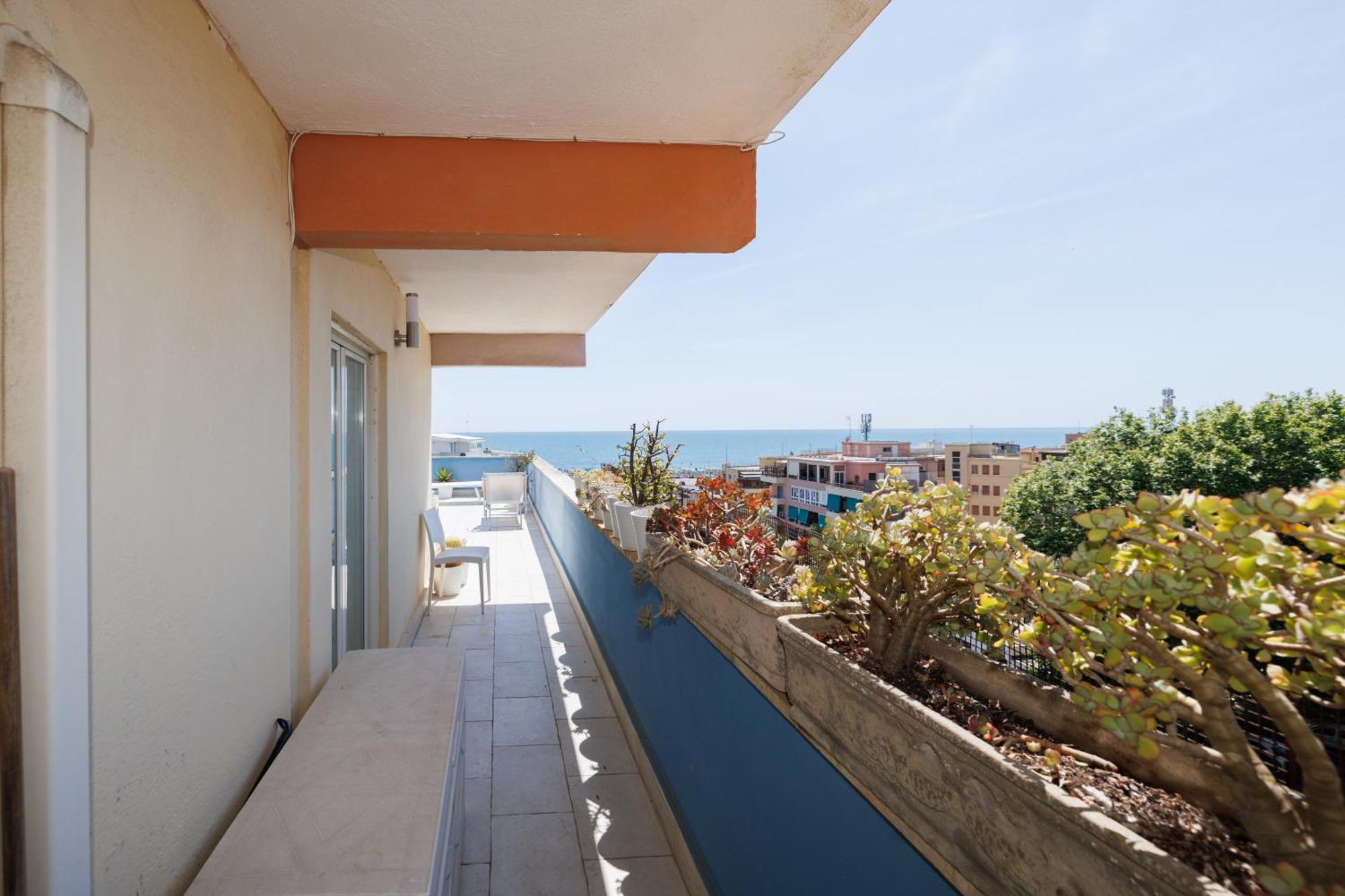 Attico Lux Daire Lido di Ostia Dış mekan fotoğraf